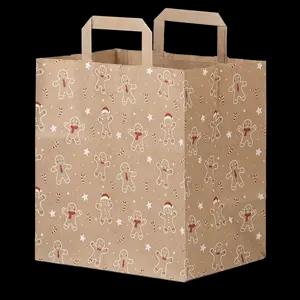 Gingerbread Brown Patisserie Flat Handle Bags